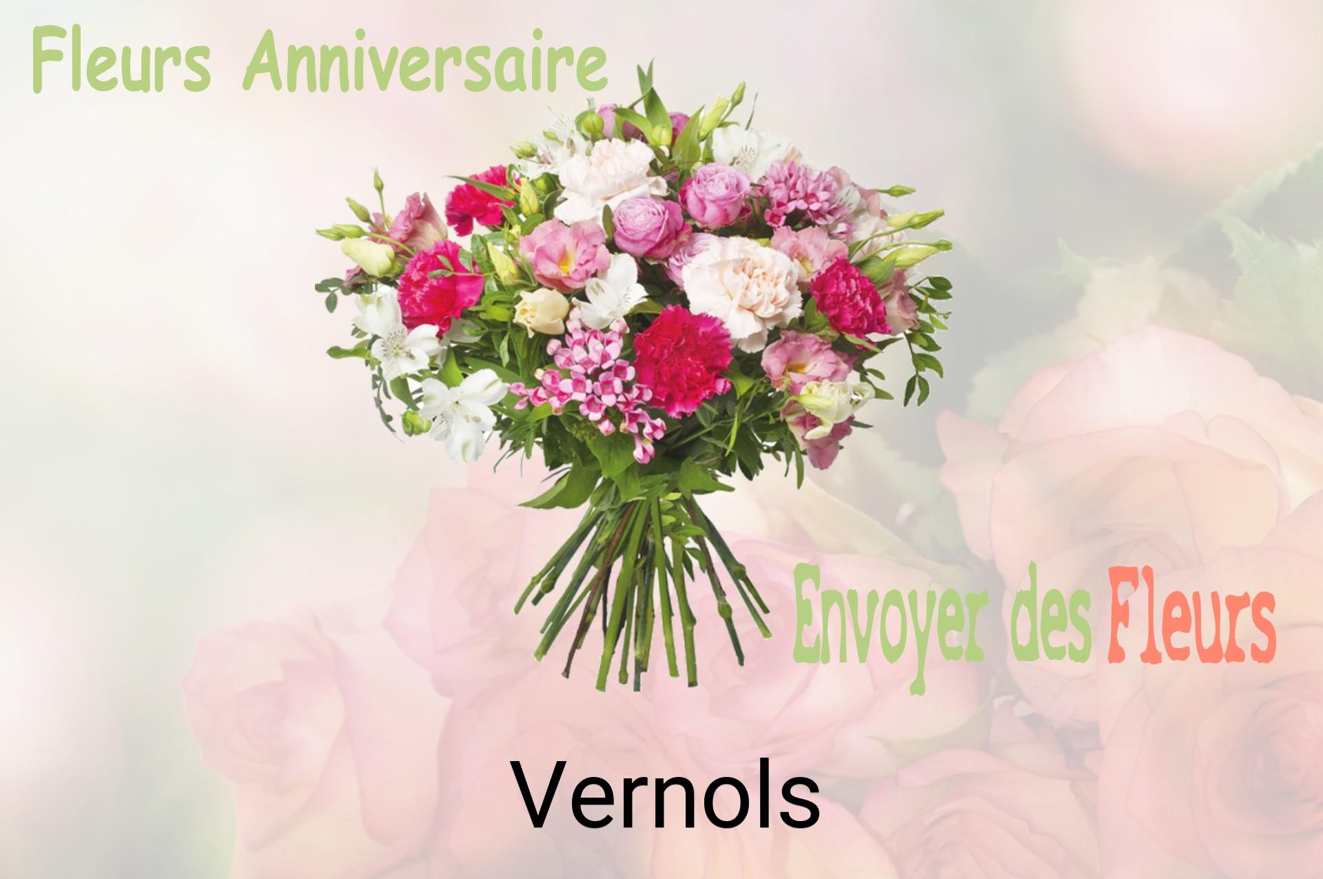 Bouquet de fleurs d’anniversaire livré à Vernols